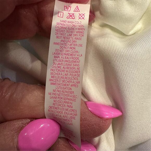 Victoria's Secret Women's Cheeky Bikini Bottom Strappy Geometric S - Picture 4 of 5